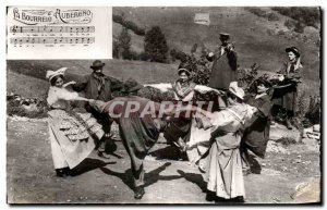 Old Postcard The Type D Auvergne Bourree