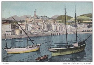 Sailboats, Le Port, Menton (Alpes Maritimes), France, 1910-1920s
