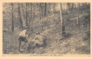 1926 Philadelphia Expo Surveying Party Pennsylvania Vintage Postcard RR358
