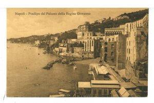 Italy - Napoli (Naples). Posillipo from the Palace of Queen Giovanna