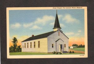 MO Army Chapel Church Ft Fort Leonard Wood Military Base Station Missouri PC