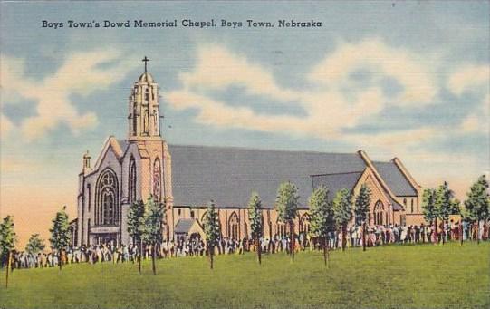 Nebracka Boys Town's Dowd Memorial Chapel 1942