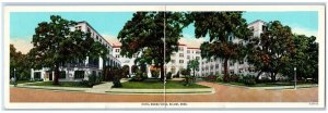 Biloxi Mississippi MS Postcard  Hotel Buena Vista Fold Out Panoramic c1940's