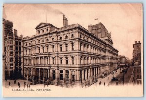 Philadelphia Pennsylvania Postcard Post Office Exterior View Building 1905 Tuck