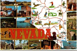 Nevada With Map and Multi View