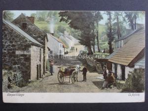 Northern Ireland ANTRIM Glenoe Village c1904 Old Postcard by W. Lawrence