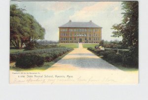 PPC POSTCARD MASSACHUSETTS HYANNIS STATE NORMAL SCHOOL UNDIVIDED BACK ROTOGRAPH
