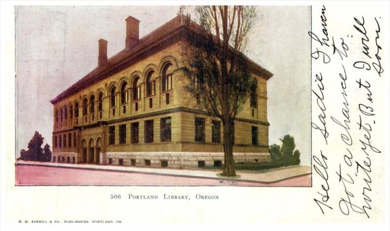 Oregon Portland ,    Library