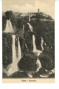 Italy - Tivoli. The Cascades   RPPC