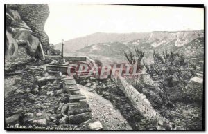 Old Postcard Les Baux The Corridor and the Vallee de la Font