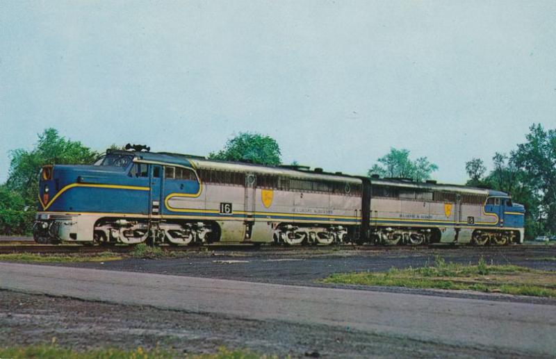 Alco PA-2 Delaware & Hudson Railroad Locomotives at Colonie NY, New York in 1968