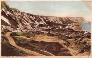 FOLKESTONE KENT UK THE WARREN & TEA CHALET~POSTCARD 1930s