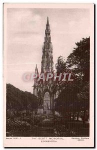 Great Britain Great Britain Scotland Scotland Old Postcard The Scott memorial