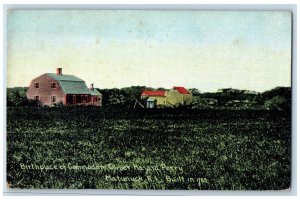 c1910s Birthplace Of Commodore Oliver Hazard Perry Matunuck RI Unposted Postcard