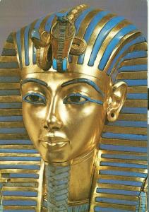 Treasures of Tutankhamun, The Gold Mask, unused Postcard 