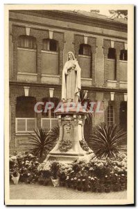 Old Postcard The Statue of St. Therese of the Child Jesus in the Carmel of en...