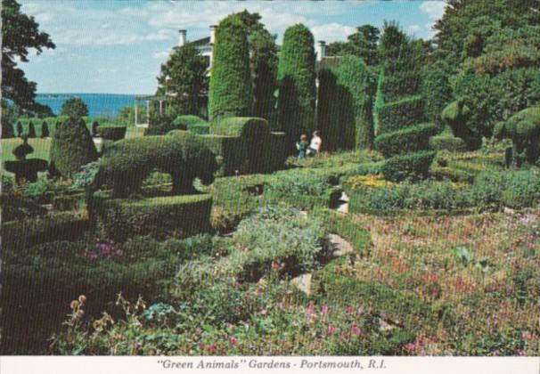 Rhode Island Portsmouth Green Animals Topiary Gardens