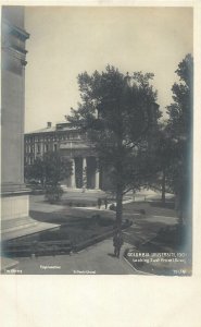 New York City Columbia University 1907 Real Photo looking East from Library 