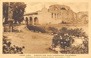 Front View Mission San Juan Capistrano San Juan Capistrano California  