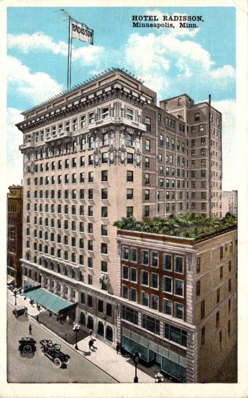 Minnesota Minneapolis Hotel Radisson 1921