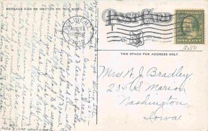 Twenty Second Street Moline Illinois 1912 postcard