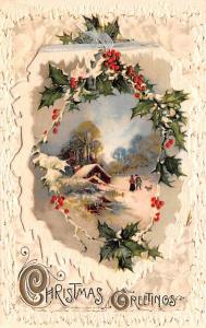 Christmas Postcard Old Vintage Antique Post Card Publisher John Winsch