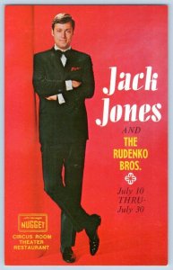 1970's JACK JONES RUDENKO BROTHERS JOHN ASCUAGAS NUGGET CASINO NEVADA POSTCARD