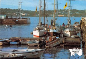 uk50682 st aubins harbour jersey real photo uk