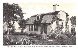 This Old New England Homestaed Rockport, Massachusetts Postcard