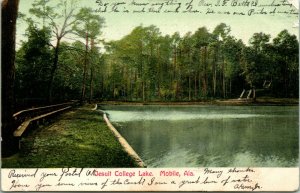 Jesuit College Lake Mobile, Alabama Aldolph Selige Pub UDB Postcard 1907 G16