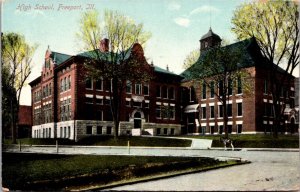 Postcard High School in Freeport, Illinois