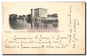 Old Postcard King of Tarascon Chateau Rene side of the Rhone