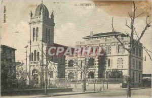 Old Postcard Bizerte cathedral