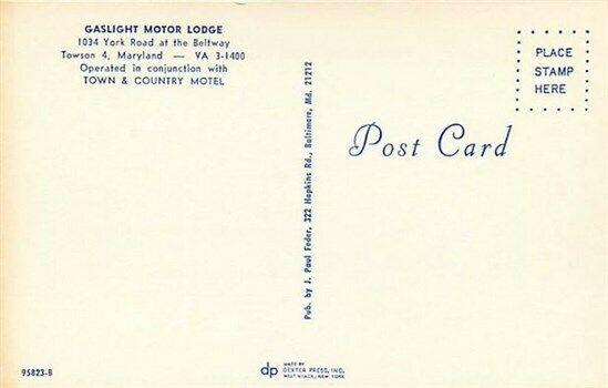 MD, Tyson, Maryland, Gaslight Motor Lodge