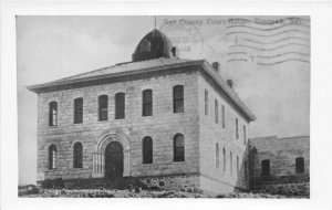 H86/ Tonopah Nevada RPPC Postcard c1950s Court House Building 189