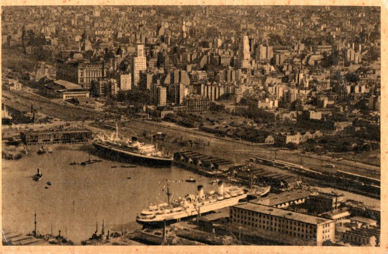 Circa 1940 Buenos Aires, Argentina Postcard