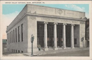 Postcard Lehigh Valley National Bank Bethlehem PA