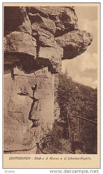 Blick V. D. Klause A. D. Liborius-Kapelle, Luxembourg, 1900-1910s