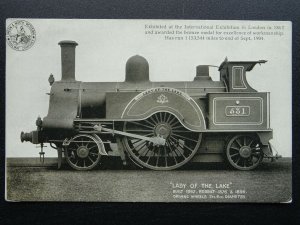 L&NWR Official Locomotive No.531 LADY OF THE LAKE c1904 Postcard