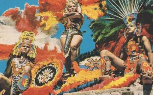 Aztec Native Costumes Mexico Fashion Vintage Postcard