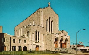 Vintage Postcard St. Joseph Roman Catholic Cathedral Edmonton Alberta Canada