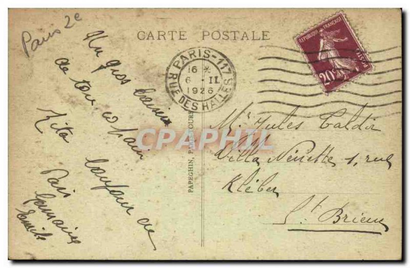 Old Postcard Paris Bourse