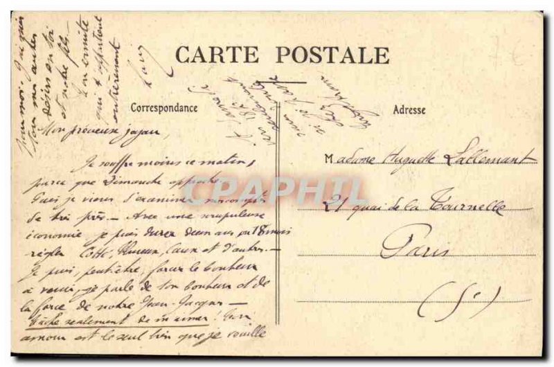 Old Postcard Honfleur In Marin