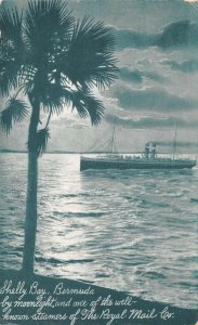 Shelly Bay Bermuda Royal Mail Steamer Vintage Postcard AA49037