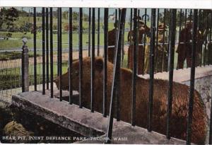 Washington Tacoma Bear Pit Point Defiance Park Curteich