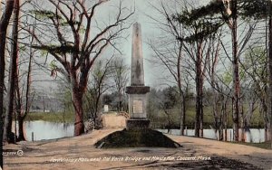 Revolutionary Monument Old North Bridge & Minute Men Concord, MA