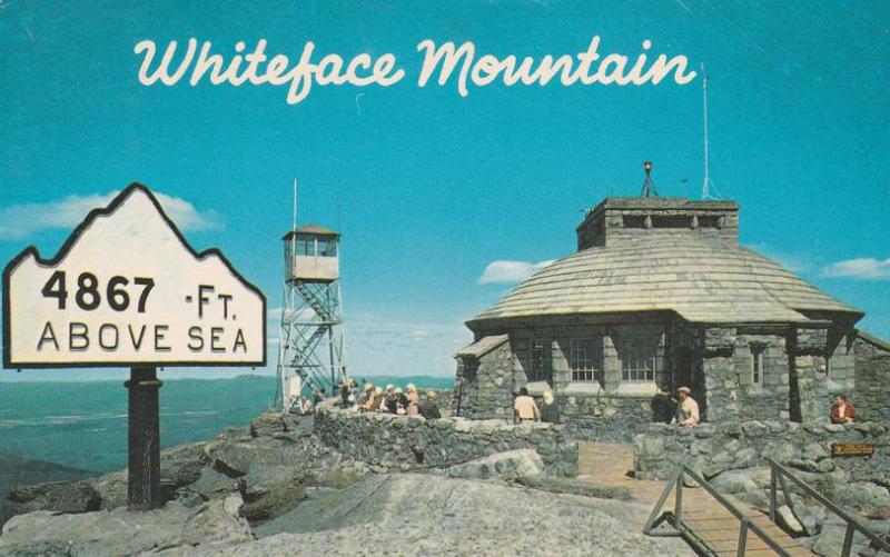 4867 Feet on Whiteface Mountain - Adirondacks, New York - pm 1967