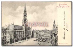 Belgie Belgium Brussels Old Postcard Place de l & # City 39hotel