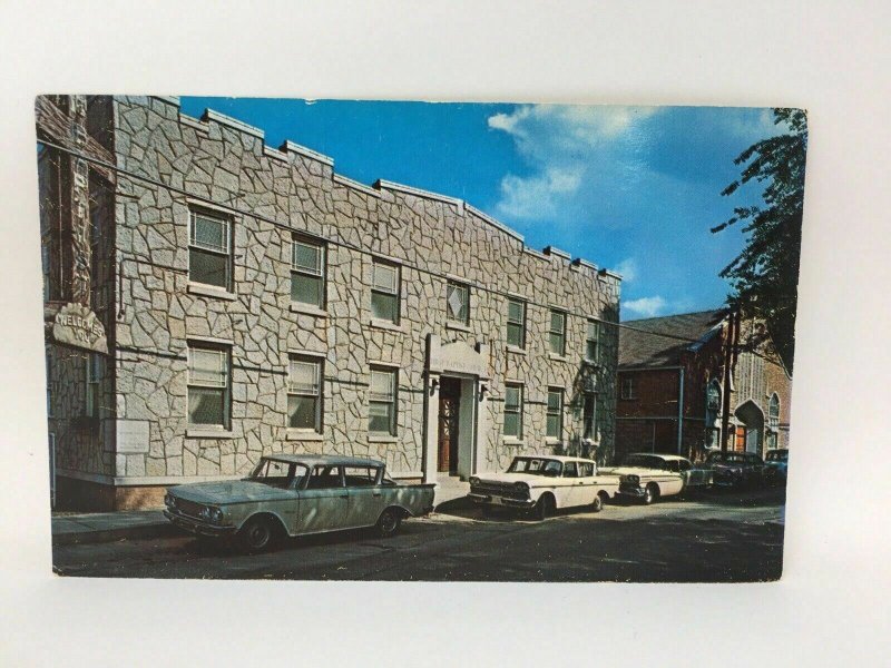 Neosho Missouri First Baptist Church Postcard The Flower Box City