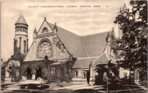 Massachusetts Newton Elliott Congregational Church